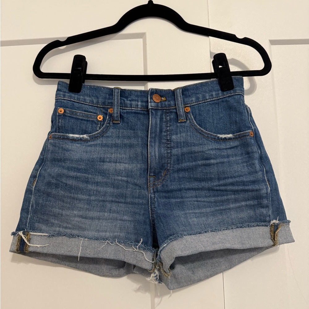 Madewell Blue Denim Women Shorts
